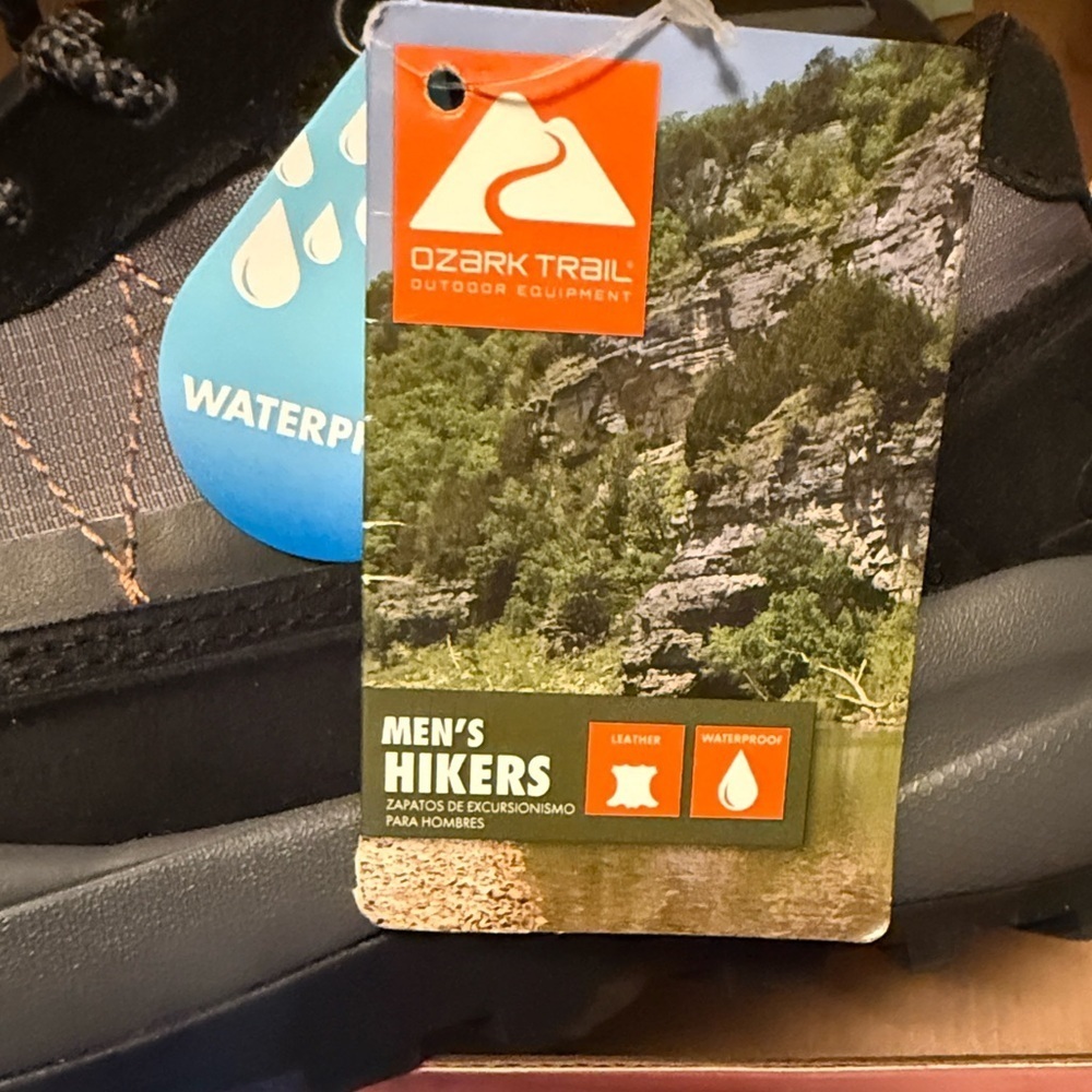 NEW Ozark Trail Men's Waterproof Hiking Shoes Low Top Off The Grid Size 7 - Picture 10 of 16